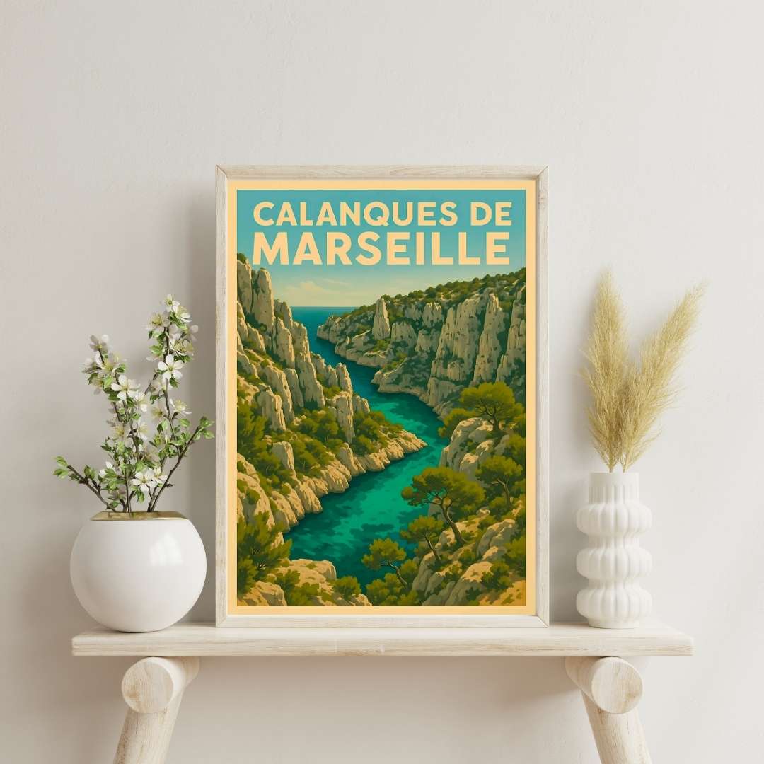 Affiche - Calanques de Marseille