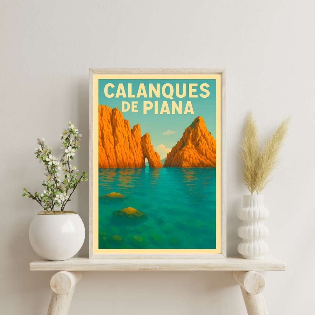 Affiche - Calanques de Piana