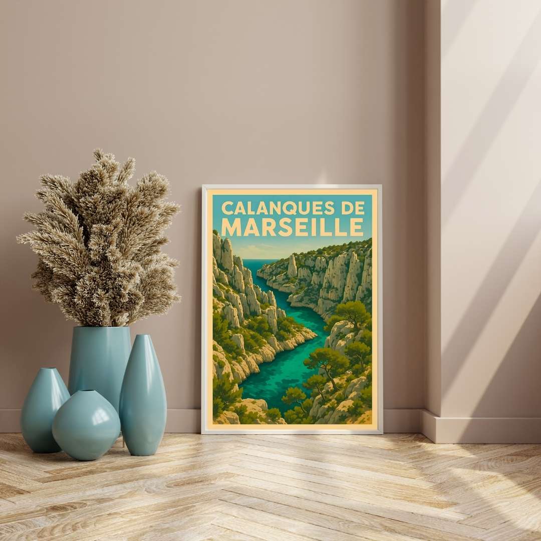 Affiche - Calanques de Marseille