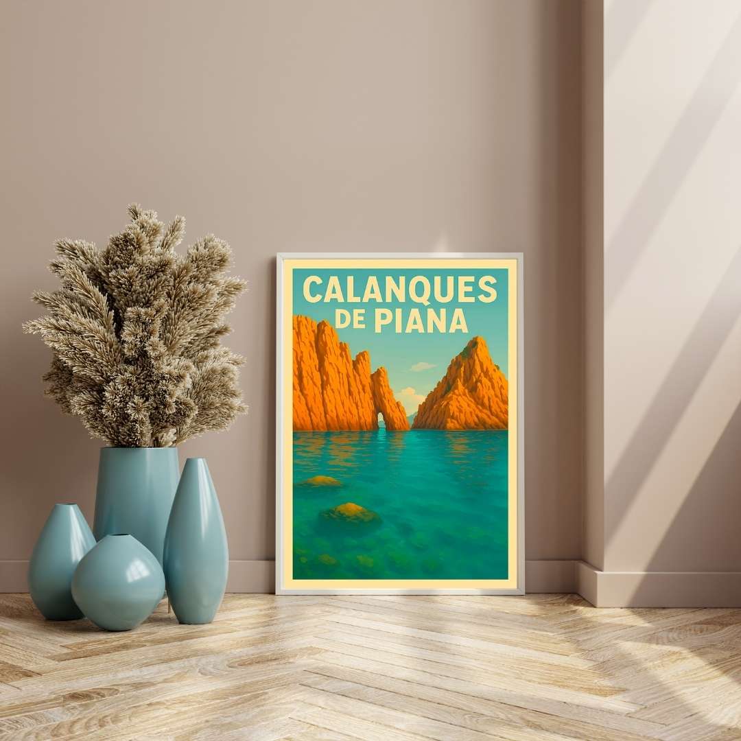 Affiche - Calanques de Piana