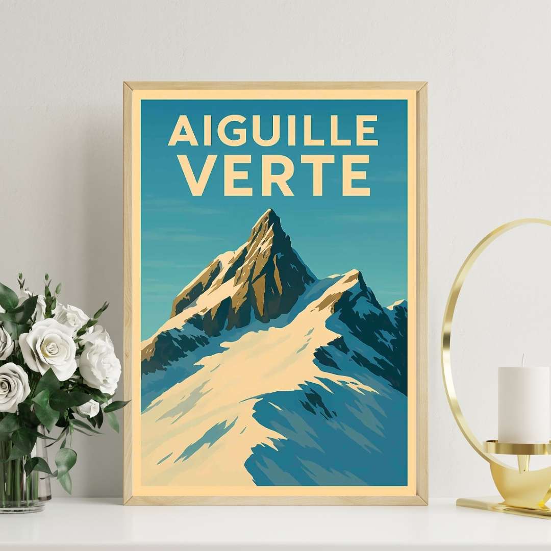 Affiche - Aiguille Verte