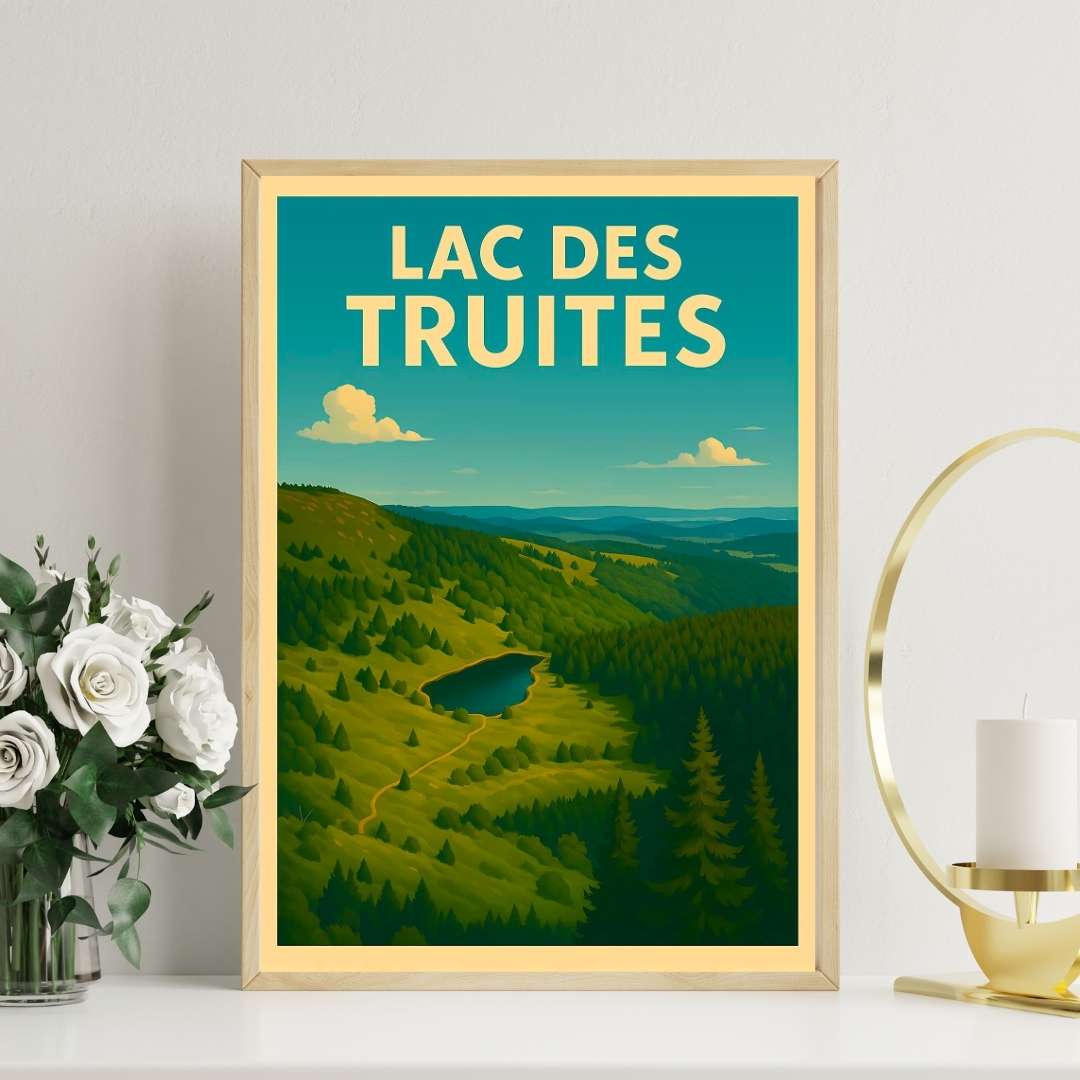 Affiche - Lac des Truites