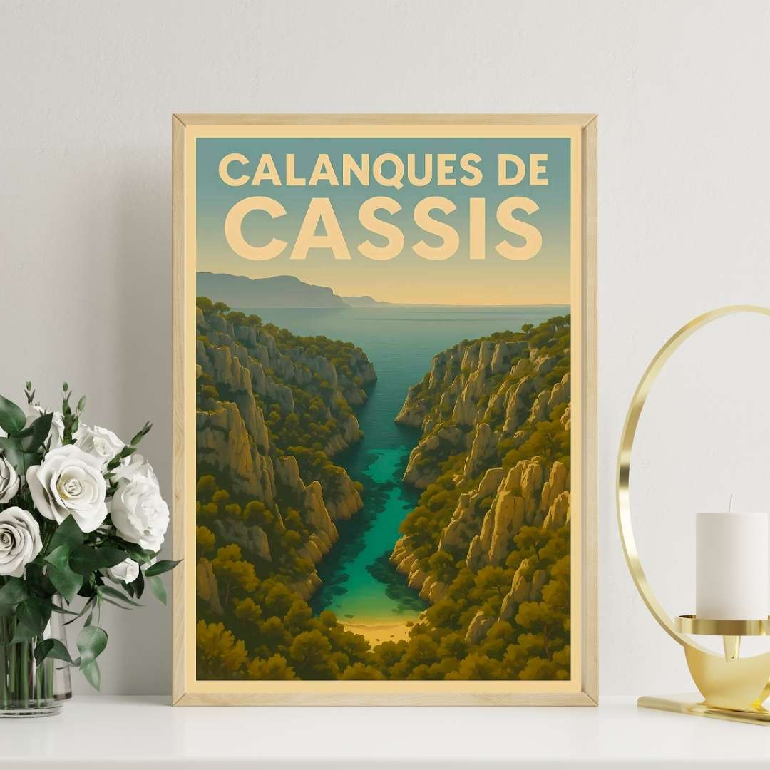 Affiche - Calanques de Cassis