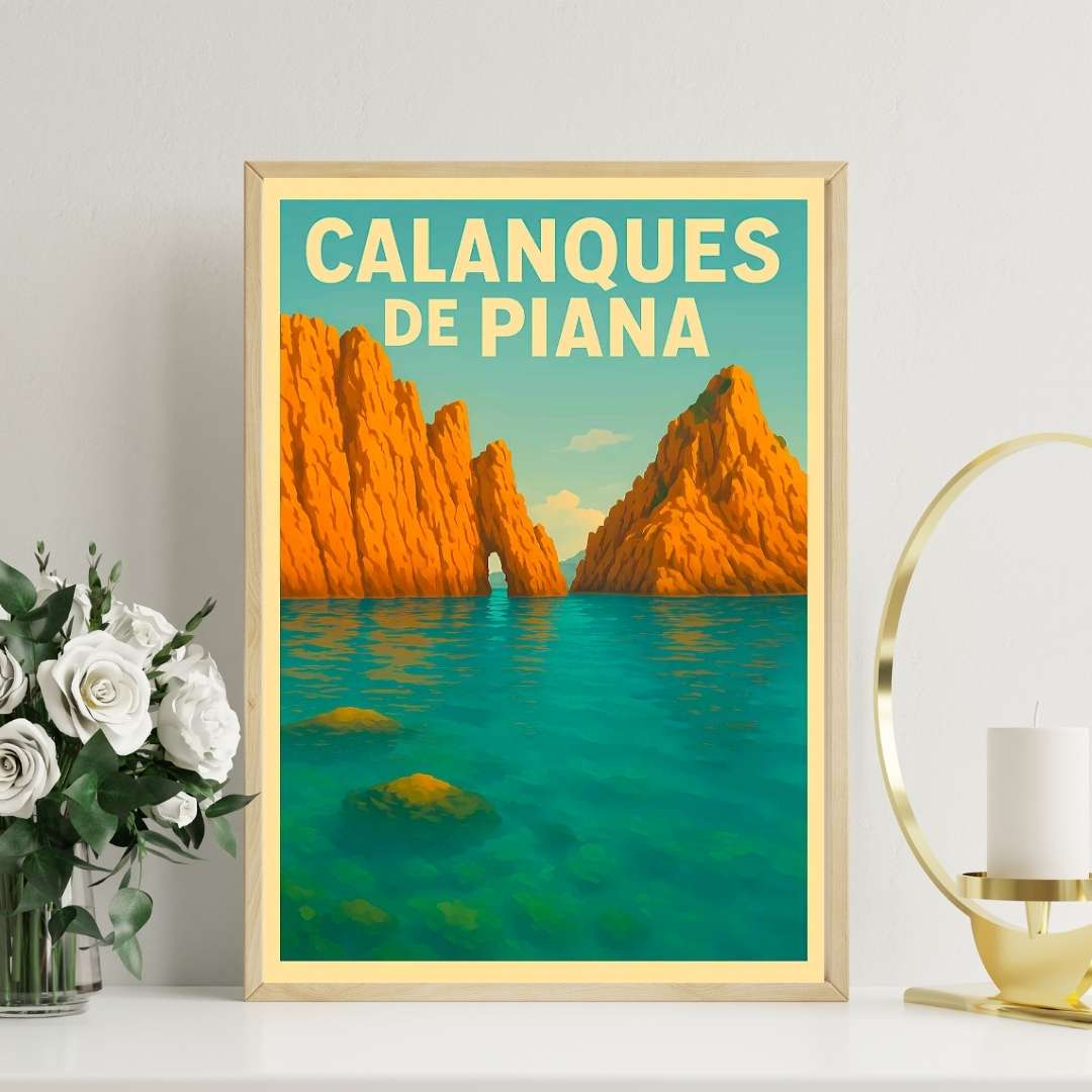 Affiche - Calanques de Piana