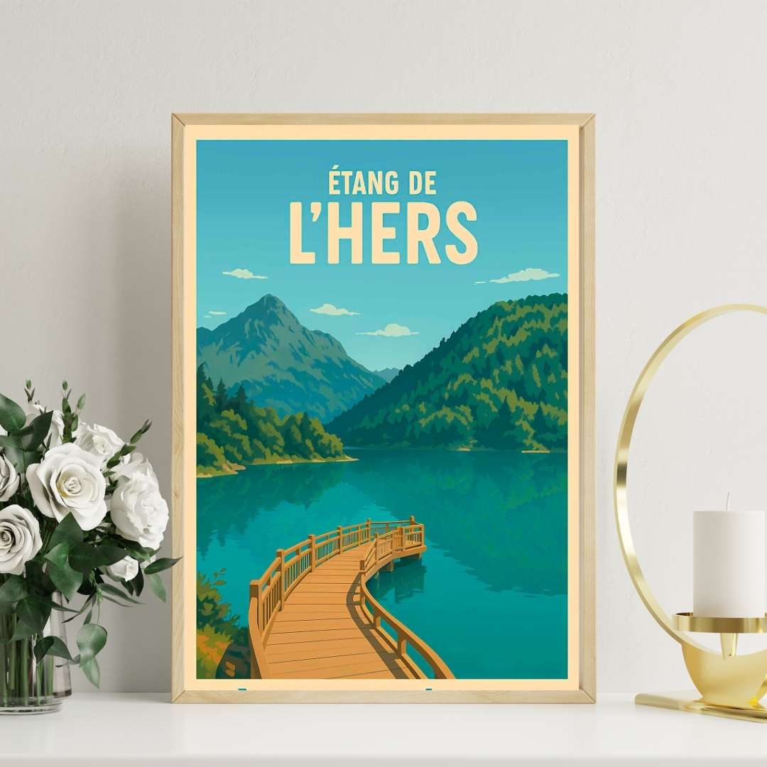 Affiche - Étang de l'Hers