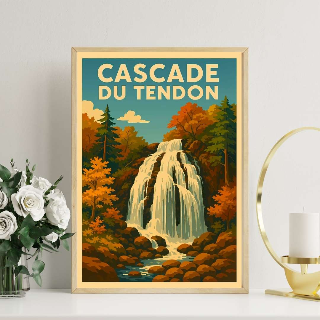 Affiche - Cascade du Tendon